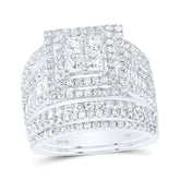 3CTW-DIA NK TESSERA INVISIBLE BRIDAL SET